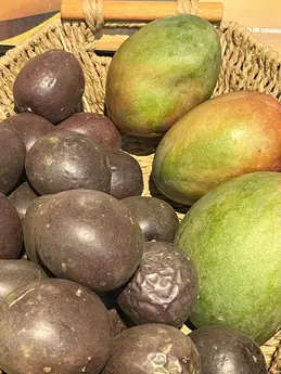 Fruit de la passion et Mangue